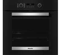 Miele H2467BP CleanSteel Built-In Electric Single Oven with Pyrolytic Cleaning, Stainless Steel 12143650