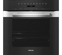 Miele PureLine H7264BP CleanSteel Single Built In Electric Oven