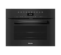 Miele H7440BMOBBL Compact Microwave Combination Oven-Obsidian Black