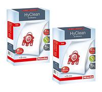 Miele HyClean 3D Efficiency Dust Bag, Type FJM, 8 Bags & 4 Filters