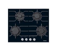 Miele KM3010 4 burners Glass based Gas Hob - Black