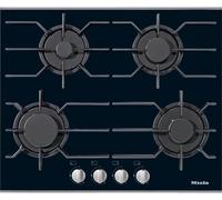 Miele KM3010 63cm Gas on Glass 4 Burner Gas Hob - Black