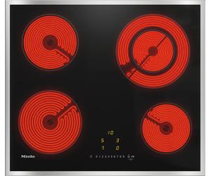 Miele KM6520FR 57cm Ceramic Hob - Black, Black