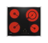 Miele KM6520FR 58cm 4 Zone Ceramic Hob with Stainless Steel Frame
