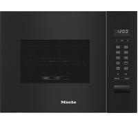 Miele M 2224 SC 17 Litre 0cm High, Built In Microwave With Grill - Black, Black