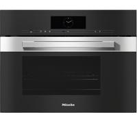 Miele Pureline DGM7840 Clean Steel Built-in Compact Steam Combination With Microwave Oven