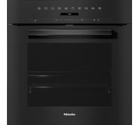 Miele PureLine H7260BP Obsidian Black Built-In Pyrolytic Single Oven