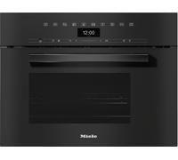 Miele VitroLine DGM7440-OBBL Obsidian Black Built-In Compact Steam Combination Oven