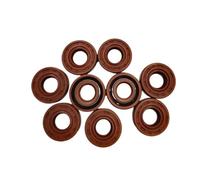 MIELEU Lip seals FKM Shaft Oil Seal TC-5*14*5 5*15*6 5*16*6 6*10*3.2 6*12*3 6*16*5/6/7 7*17/19*6/8 FPM Covered Double Lip With Garter Spring Radial seals Rotary seals ( Size : 5x15x6mm 2pcs )