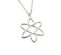 MIELEU pendant necklace Atom Necklace, Chemistry Jewelry, Chemist Necklace, Science Gifts, Teacher Gift, Adjustable Necklace, Graduation Gift