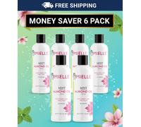 MIELLE Mint Almond Oil 240ml - Healthy Hair & Scalp Blend PACK - 6