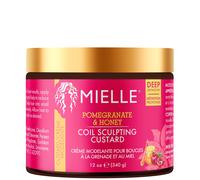 Mielle Pomegranate & Honey Sculpting Custard, Natural Styling Cream Plus Moisture, For Curl, Wave, & Coil Definition for Natural or Relaxed Type 4 Hair, 340 ml (Pack of 1)