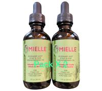 Mielle Organics Rosemary Mint Scalp & Hair Strengthening Oil-59ml (2 X ￼Pack)