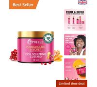 Mielle Pomegranate Honey Custard, 340g - Frizz Control & Curl Definition