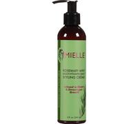 Mielle Organics Rosemary Mint Multi-Vitamin Daily Styling Creme For Curly Hair Definition, Paraben And Silicone Free, 240 ml, White