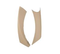 MIENAOC Interior Door Handles for BMW 3 Series E90 E91 2004-2012 Car Carbon Fiber Interior Door Panel Grab Handle Armrest Protective Cover(Beige Right)
