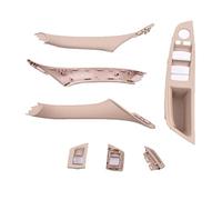 MIENAOC Interior Door Handles for BMW 5 Series F10 F18 525 530 535 540 2010-2017 LHD RHD Car Interior Inner Door Handle Panel Pull Trim Cover(RHD Beige 7Pc)