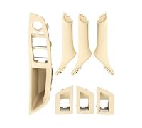 MIENAOC Interior Door Handles for BMW 5 Series F10 F18 525 530 535 540 2010-2017 LHD RHD Car Interior Inner Door Handle Panel Pull Trim Cover(LHD Beige 7Pc)