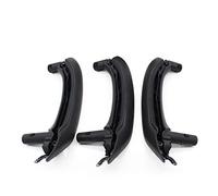 MIENAOC Interior Door Handles for BMW X3 X4 F25 F26 2010-2016 LHD RHD Interior Door Armrest Pull Handle Genuine Leather Cover Full Set Assembly(RHD 6PCS Black)