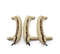 MIENAOC Interior Door Handles for BMW X3 X4 F25 F26 2010-2016 LHD RHD Interior Door Armrest Pull Handle Genuine Leather Cover Full Set Assembly(LHD 6PCS Beige)