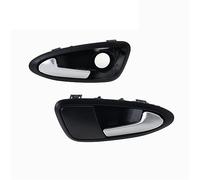 MIENAOC Interior Door Handles for Seat for Ibiza 2009-2017 Auto Interior Inside Inner Door Handle 6J1837113A 6J1837114A(Matte Silver Front)