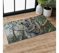MIEPOS Cute Koala Indoor Door Mat,Animal Doormat, 29.5x17in Non-Slip Rubber Backing Floor Mat,Entry Rug,for Living Room,Office,Rv,Kitchen,Entryway Doorways Mats Decor,Doormats Gifts