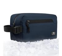 MIER Freezable Snack Bags Small Frozen Mini Cooler Lunch Bag Freezer Insulated Pouch for Adults Work Travel On-the-go,Dark Blue