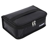 MIER Small Lunch Bag Insulated Compact Cooler for Backpack, Black, 3L | Cool Bag Keep Cold/Hot/Fresh, Water-resistant,Easy to Carry/Clean, Fits a Water Bottle,Perfect for Work, Travel & Picnics
