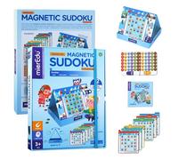 mierEdu - Game - Magnetic Sudoku Battle Kit (advanced) - (ME333) | Logic Game to Promote Concentration, Magnetic Game for Home & Travel, Board Game for 2 Players