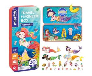 mierEdu Magnetic Mermaid Game Box: Promotes Imagination & Concentration, Ideal Travel Game with 2 Scenes and 36 Magnets, Ages 3+
