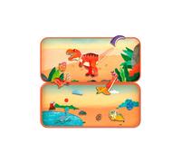 mierEdu ME Magnetic Puzzle Tin - Dinosaur Land