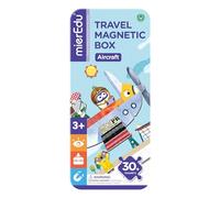 mierEdu ME Magnetic Puzzle Tin - Aircraft | Magnetic dressing game for home and on the go, promotes motor skills and imagination, ideal activity toy