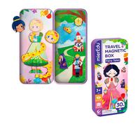 mierEdu Travel Magnetic Play Box Fairy Tales I Magnetic Game from 3 Years I Promotes Imagination & Concentration I Ideal Travel Game with 2 Scenes & 34 Magnets