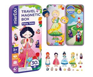 mierEdu Travel Magnetic Play Box Fairy Tales I Magnetic Game from 3 Years I Promotes Imagination & Concentration I Ideal Travel Game with 2 Scenes & 34 Magnets