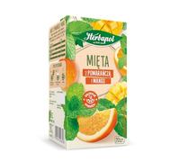 MIĘTA Z POMARAŃCZĄ I MANGO Herbata Owocowa Naturalna Polska Herbapol