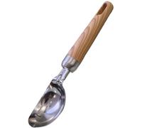 MIFAH Heavy Duty ICream Scoop Sustainable Bamboo, Stainless Steel Ice Cream Spoon for Hard Ice Cream with a Easy Grip Handle, Sturdy and Durable Design