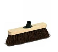 MIFAH Heavy Duty Large 12 Inch Stiff Broom Head Only Outdoor Sweeping Yard Brush Hard Brush Head Sweeping Brush HEAD ONLY Hard Bristle Outdoor Broom Head Garden Sweeping (BROOM HEAD ONLY)