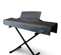 mifamire music 88 Keys Piano Keyboard Dust Cover PiuColour, Designed by Professional Pianist, Music Stand Compatible, Washable Digital Piano Cover, Blends with Your Room, Japan Design (Smoky Black)