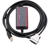 MIFANI Network Ethernet Cable,USB-CIF02 Programming Cable for CPM1/CPM1A/CPM2A/CPM2AH/C200HS/C200HX/HG/HE CQM1 Series PLC RS232 Data Download Line (Color : FTDI) (Color : Ftdi isolation Type)