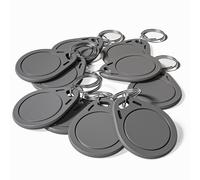 Mifare Ultralight C ULC Pocket Key NFC Pocket Key RFID Token Pocket Cards MF0ICU2 Grey RFID Pocket Keys Compatible with Improved Saflok, KABA, Onity and Salto Locks, Pack of 10