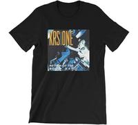 MIFCDBALE KRS-One Return of The Boom Bap T-Shirt - BDP KRS One Hip Hop NYC Album Art 90's Black