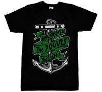 MIFCDBALE Pogues The Rum Sodomy and The L Men s T Shirt Man T-Shirt 100% Cotton Sleeve Shirt Black