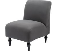 Mifeiwukawa Armless Chair Slipcover,Removable Stretch Printed Armless Accent Chair Covers Hotel Armless Accent Chair Slipper Chair Cover for Living Dining Room Hotel (#11, 2pcs)