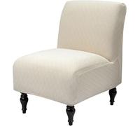 Mifeiwukawa Armless Chair Slipcover,Removable Stretch Printed Armless Accent Chair Covers Hotel Armless Accent Chair Slipper Chair Cover for Living Dining Room Hotel (#5, 2pcs)