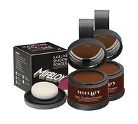 MIFELOY 2 Pcs Root Cover Up Powder, Touch Up Hair Color for Grey, Roots Concealer for Beard Line Eyebrow, Instantly Conceals Hair Loss, Roots Coverage Powder for Thinning Grays Hairline, Medium Brown