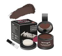 MIFELOY Root Cover Up Powder, Touch Up Hair Color for Grey, Roots Concealer for Beard Line Eyebrow, Instantly Coverage Dye for Thinning Grays Hairline, Shadow Conceals Hair Loss, Red Brown