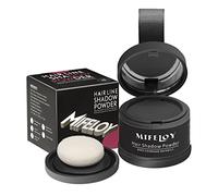 MIFELOY Root Cover Up Powder, Touch Up Hair Color for Grey, Roots Concealer for Beard Line Eyebrow, Instantly Conceals Hair Loss, Roots Coverage Powder for Thinning Grays Hairline, Dark Grey