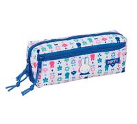 MIFFY BUNNY - Triple Small Pencil Case, Children's Pencil Case, Ideal for School Age Children, Comfortable and Versatile, Quality and Resistance, 22 x 6 x 8.5 cm