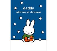 Miffy Daddy Christmas Card Cute Bunny With Love At Christmas Xmas Greetings