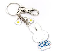 Miffy Daisy Keyring MFKR0003 - Bold Statement | Acotis Diamonds - Alloy / Copper / Aluminium